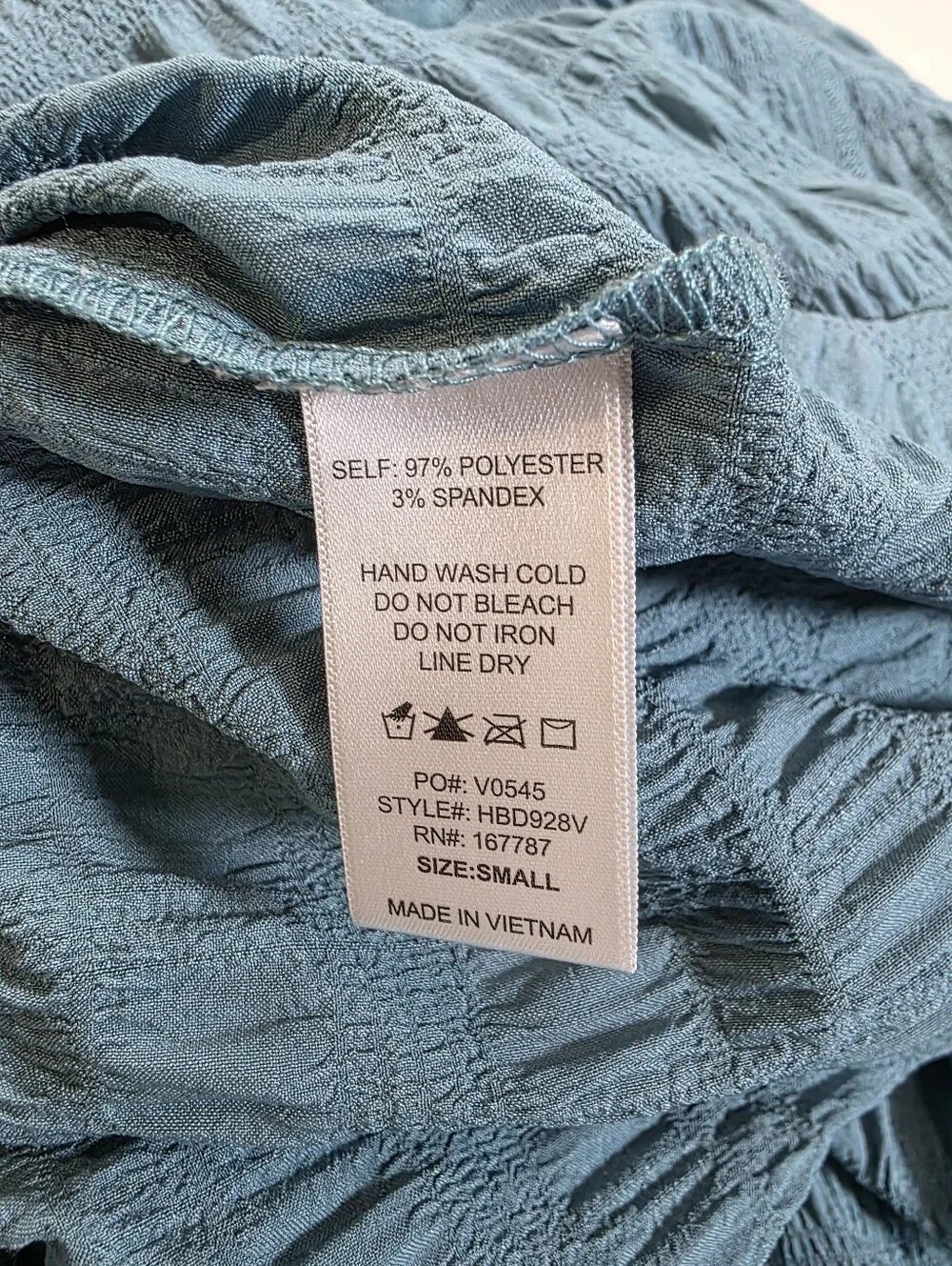 Hunter & Brown Teal Blue Flutter Sleeve Maxi Dress - Picture 8 of 8